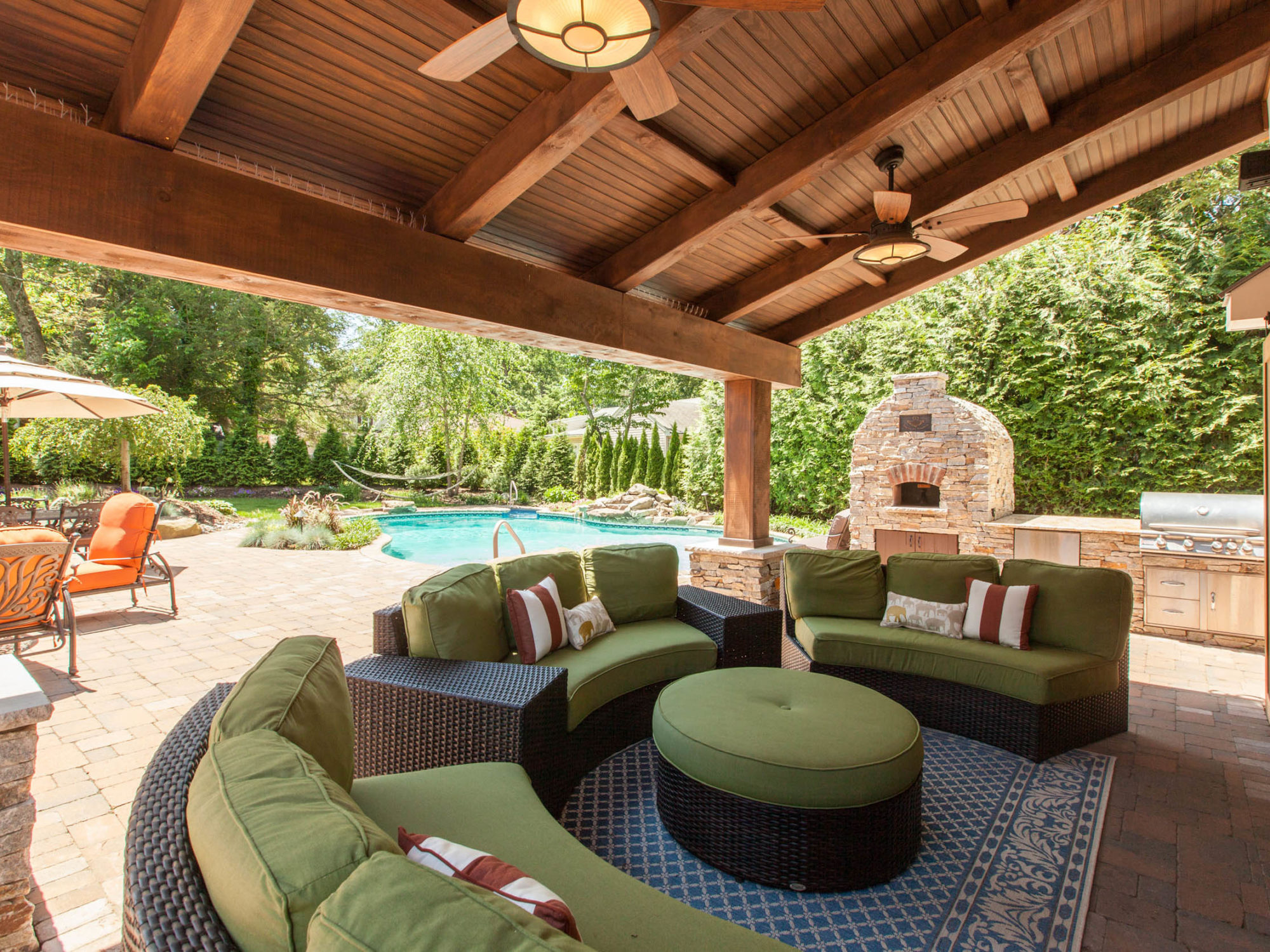 Finished residential landscape design by Above Par
